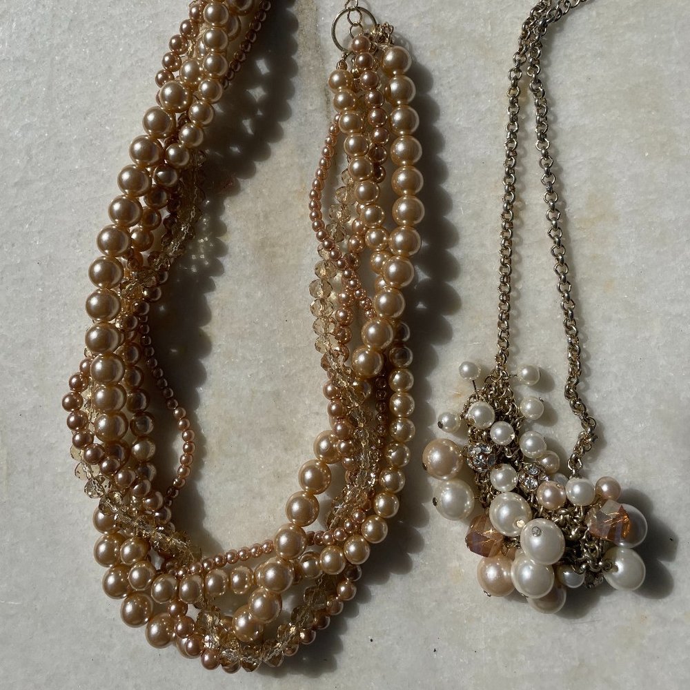 pair of Joe Fresh necklaces